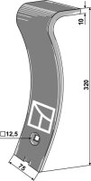 Mittelleitblech Passend für Väderstad 461309