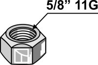 Sicherungsmutter 5/8 11G