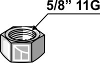 Mutter 5/8 11G