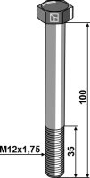 Maschinenschraube M12 DIN931 12.9