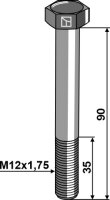 Maschinenschraube M12 DIN931 12.9