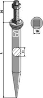Saateggenzinken aus Borstahl Naturhart