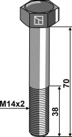 Sechskantschraube M14x2x70 ohne Mutter Passend für...