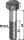 Sechskantschraube M16x2x60 ohne Mutter