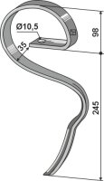 Schnellfluß-Garezinken Passend für Rau 12158