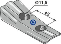 Keil aus Metall Passend für Bourgault