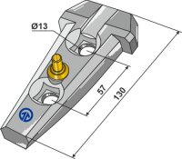 Halter komplett Serie 200 Passend für Great Plains...