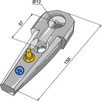Halter komplett Serie 200 Passend für Bourgault