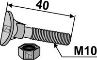 Planetschraube M10x40 6.8