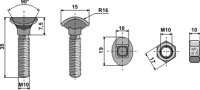 Planetschraube M10x35 8.8