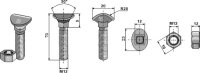 Planetschraube M12x70 10.9