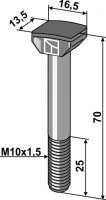 Hammerkopfschraube