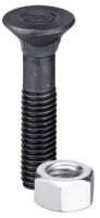 Pflugschraube 3/8 UNF x 35 und Sechskantmutter