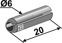 Spannstift Ø6x20