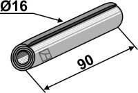 Spannstift Ø16x90