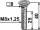 Schraube M8x125 10.9