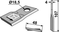 Rotorklinge Passend für Vicon VN90261559 VN9936155901