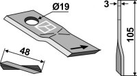 Rotorklingen Passend für Claas 00 0904 178 8
