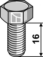 Klingenschraube M10x15 8.8 Passend für B.C.S.