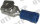 Anschlussklemme 6,3 mm Piggy hinten blau