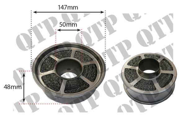 Ölbadelement passend für Massey Ferguson 100 und 200 Series
