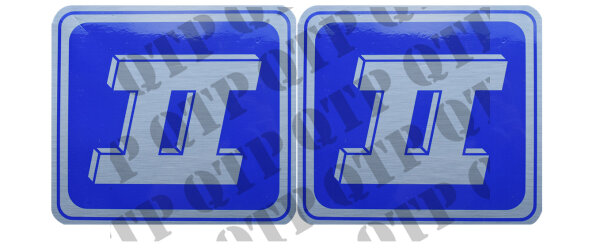 Typenschild-Paar Force II passend für Ford New Holland 10 Series
