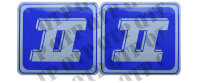 Typenschild-Paar Force II passend für Ford New...