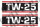 Typenschild TW-25 passend für Ford New Holland