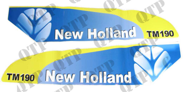 Typenschild-Paar passend für Ford New Holland TM190