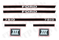 Schildersatz passend für Ford New Holland 7810