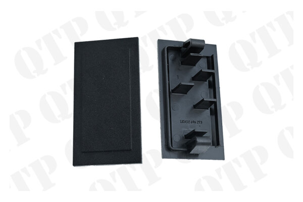 Blindabdeckung für Wippschalter universal 50,3 x 26 mm