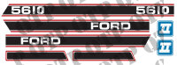 Typenschild - Ford 5610 Force 2 rot & schwarz