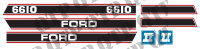 Typenschild - Ford 6610 Force 2 rot & schwarz