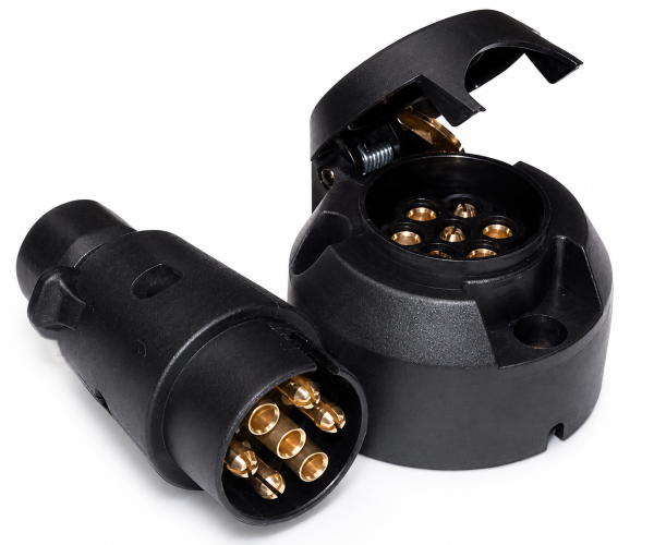 Anhängersteckdose & Stecker 7-polig