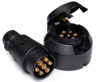Anhängersteckdose & Stecker 7-polig