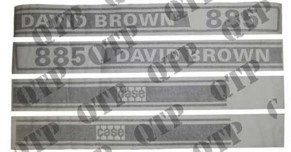 Schildersatz passend für David Brown 885