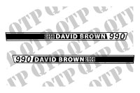 Schildersatz passend für David Brown 990