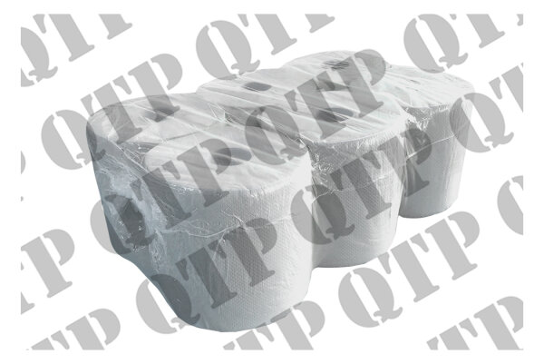 Mittige blaue Papierrolle – 6 Rollen