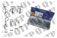 Klappstecker & Griffschelle sortierte Packung, 50...
