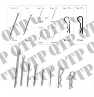 Splint- & Federsteckersatz, 260-teilig