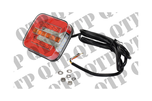 LED-Rückleuchte quadratisch 108 x 102 mm
