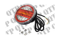 LED-Rückleuchte rund 140 mm 10–30 V