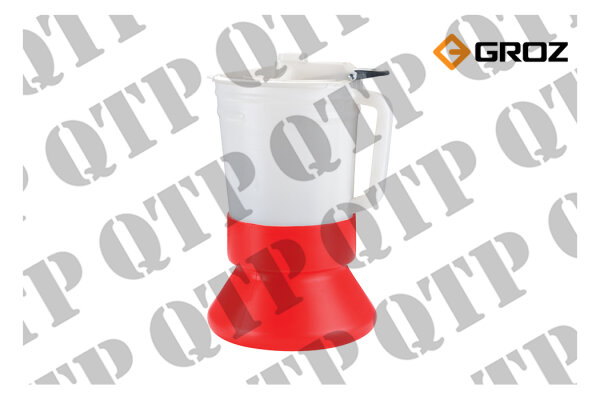 Mess-Trichter 5 L mit Standfuß und Staubkappe