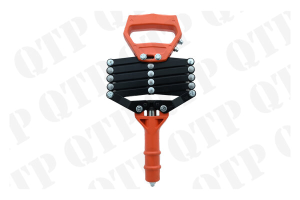 2 Jaw Lazy Tong Riveter with 3 Nose Pieces
