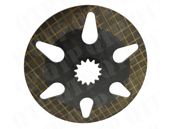 Bremsscheibe mit tropfenförmigen Bohrungen passend für Case IHC & Ford New Holland