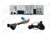 1-DIN Radio-Receiver mit Bluetooth, USB & Spotify