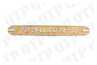 Seitenemblem Chrom und Gold passend für MF Ferguson...