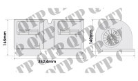 Gebläsemotor passend für John Deere 6R Series