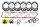 Motor Dichtsatz passend für John Deere 6000 Series