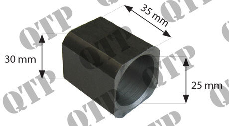 Distanzscheibe für Mutter Hubstange 35 x 30 x 25 mm